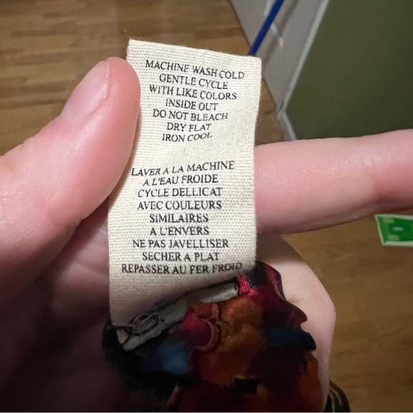 Steve Madden Rainbow Splatter Satin Mini Skirt Size Large - Picture 11 of 11